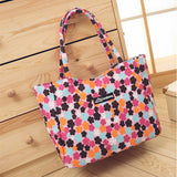 Waterproof Canvas Casual Zipper Shopping Bag